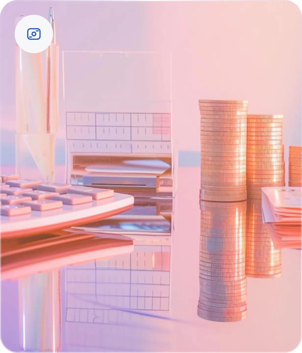 Visual representation of Finance & Banking use case for AI voice generator