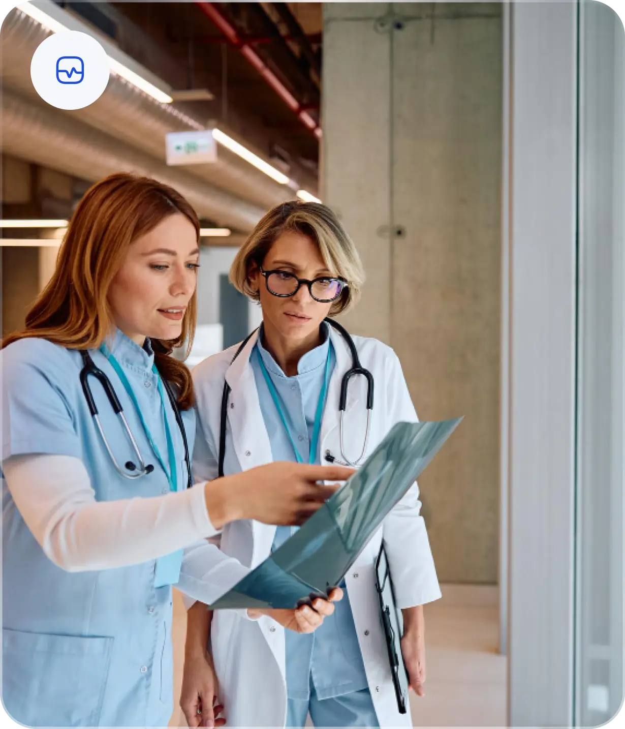 Visual representation of Healthcare use case for AI voice generator