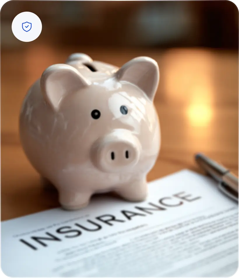 Visual representation of Insurance use case for AI voice generator